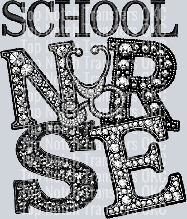 School Nurse DTF Transfer