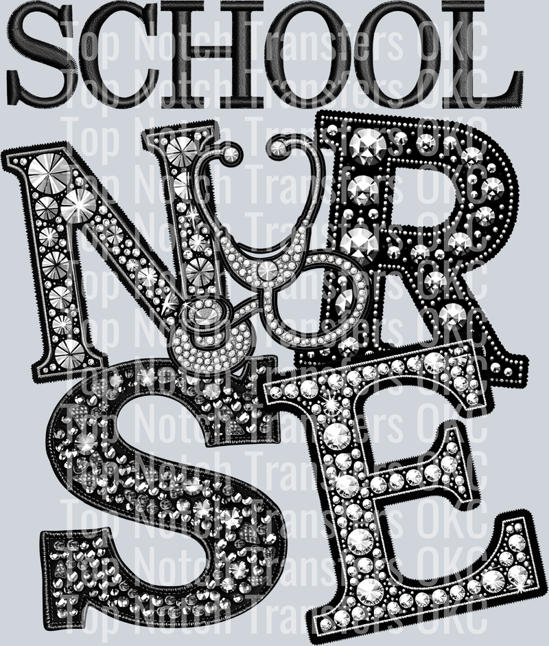 School Nurse DTF Transfer