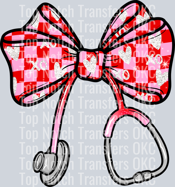 Coquette Nurse Valentine DTF Transfer
