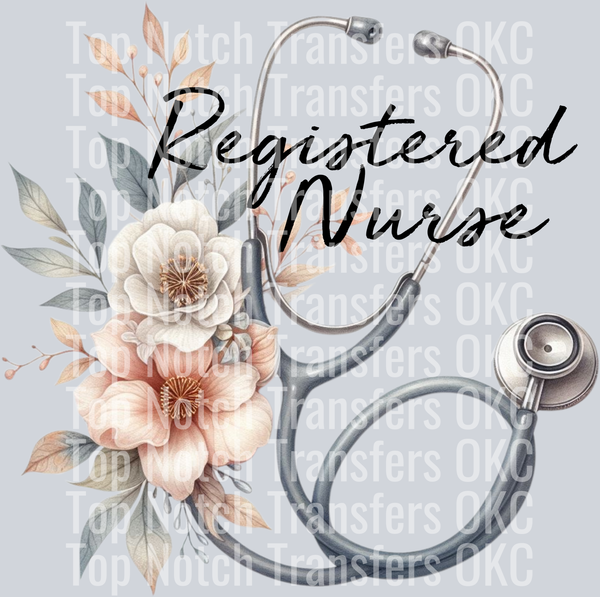 Registered Nurse DTF Transfer