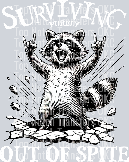 Surviving Purely Out Of Spite (White)