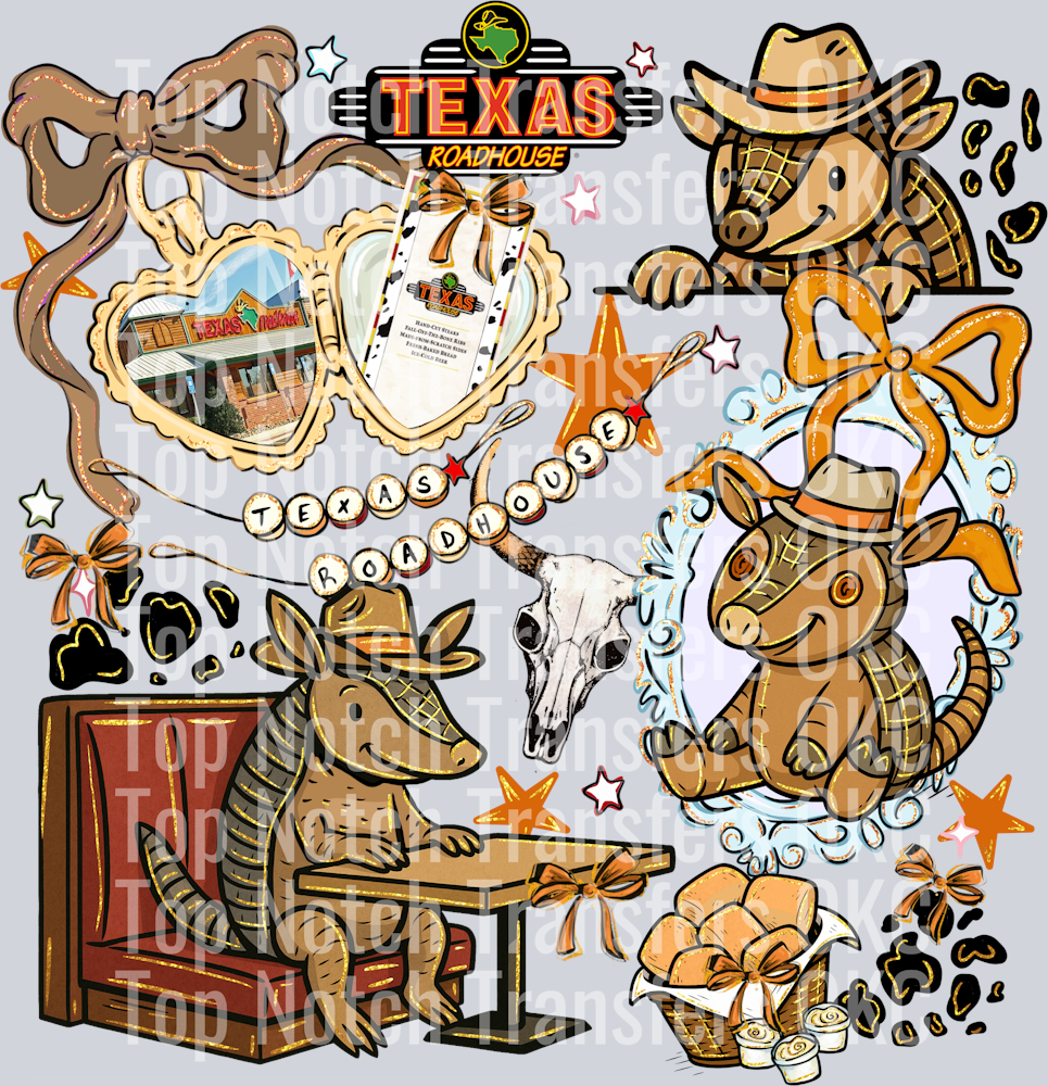 TX Roadhouse DTF Transfer