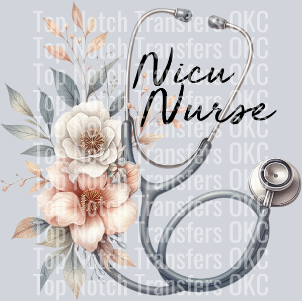 Nicu Nurse DTF Transfer