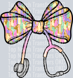 Coquette Nurse Spring Paint DTF Transfer