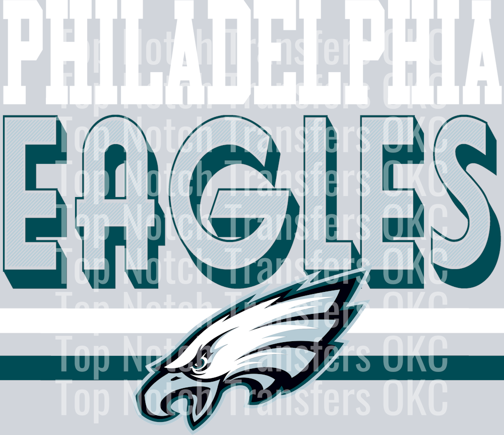 eagles - white font