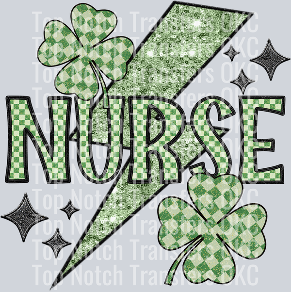 NURSE ST PATS CHECKS BOLT