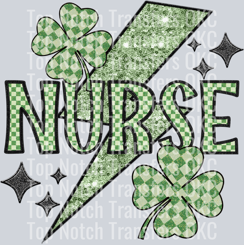 NURSE ST PATS CHECKS BOLT
