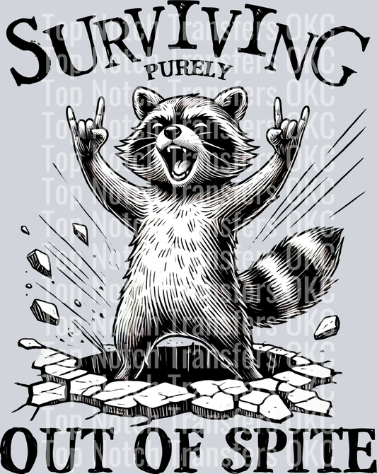 Surviving Purely Out Of Spite (Black)