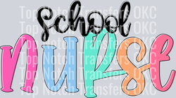 School Nurse DTF Transfer