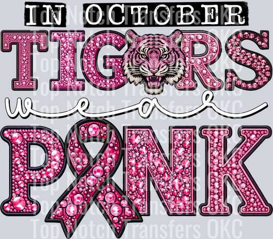 In October Tigers Wear Pink