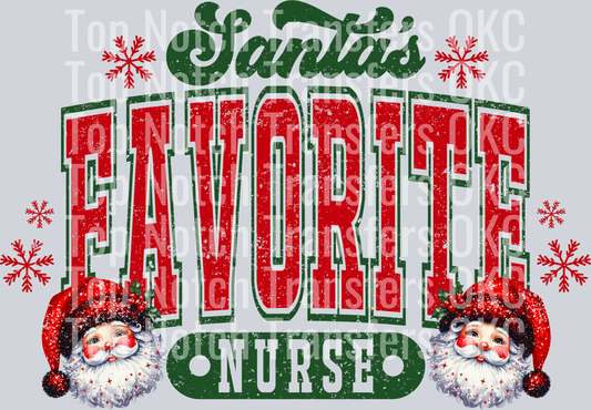 Santas Favorite Nurse