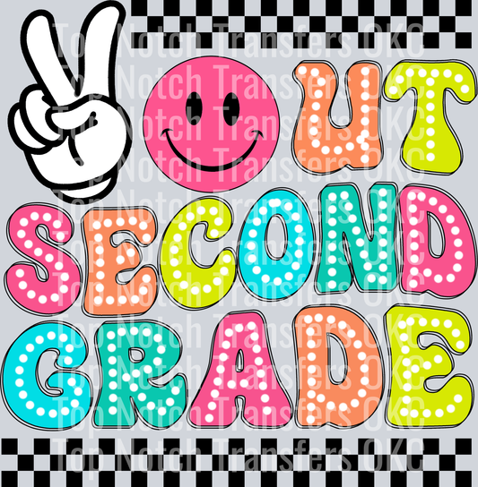 Peace Out Second Grade