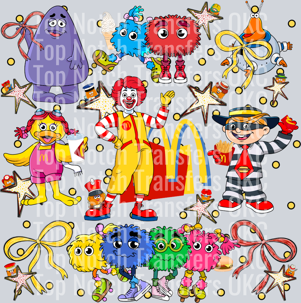 MCD 2 Bows DTF Transfer