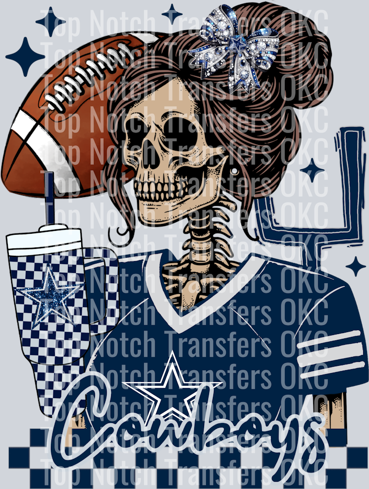 Cowboys skeleton girl