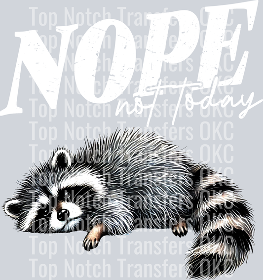 Nope Not Today (white)