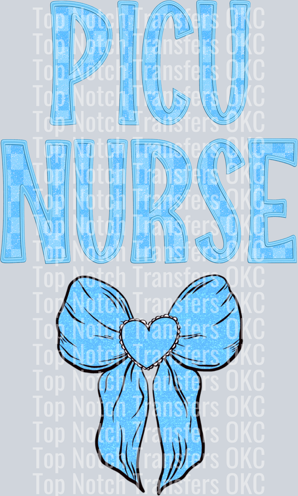 Picu Nurse Blue Bow