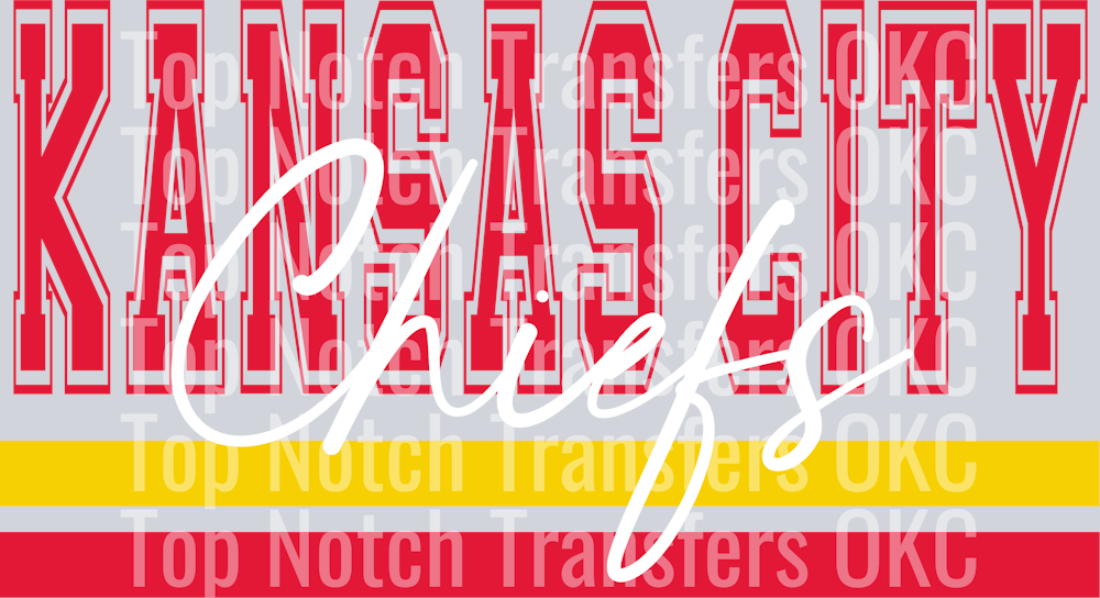 KC Chiefs - White font