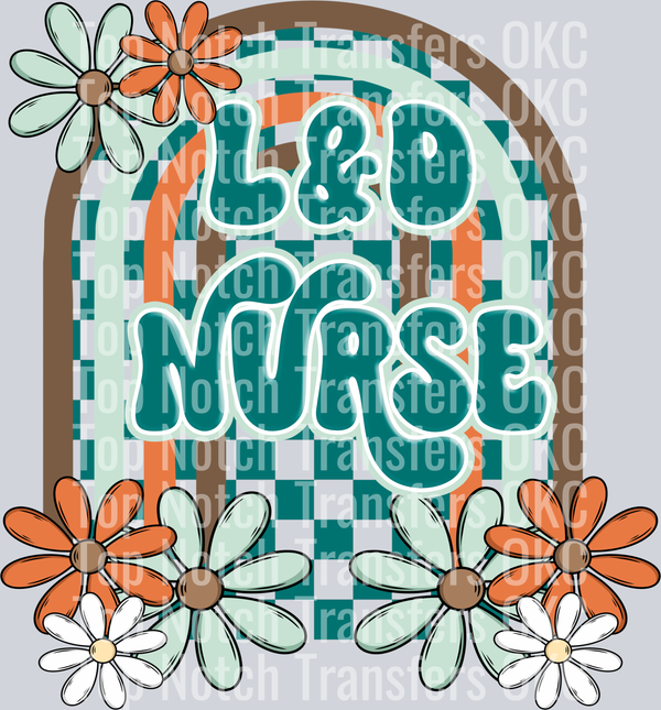 Floral Arch L&D nurse