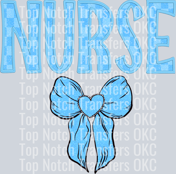 Nurse Blue Bow