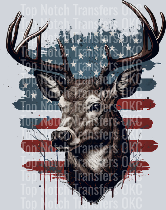 Buck Flag Background