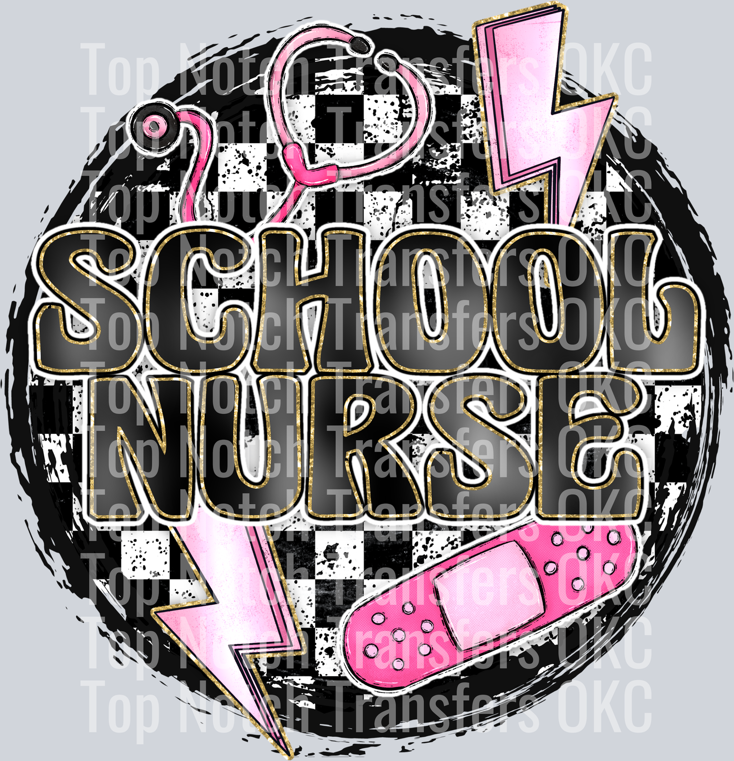 School Nurse DTF Transfer