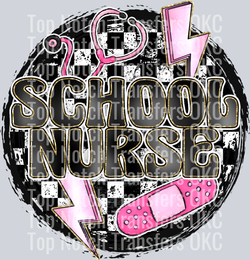 School Nurse DTF Transfer
