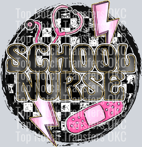 School Nurse DTF Transfer